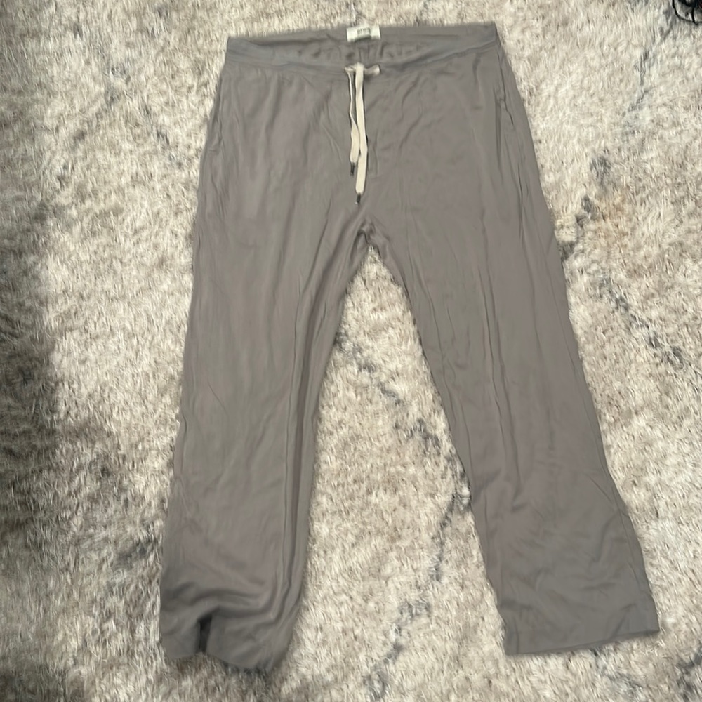Men’s size Large,  Buck Mason Pima Cotton pajama bottoms. Beige